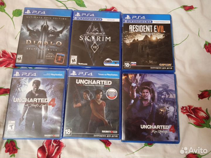 Игры/диски на приставку ps4