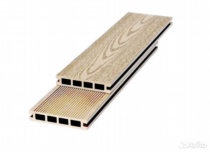 Террасная доска из дпк (в наличии)