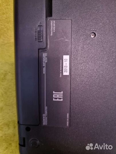 Ноутбук Sony vaio svf152c29v 17