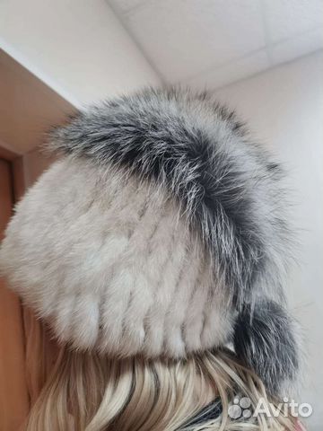 Шапка норковая женская