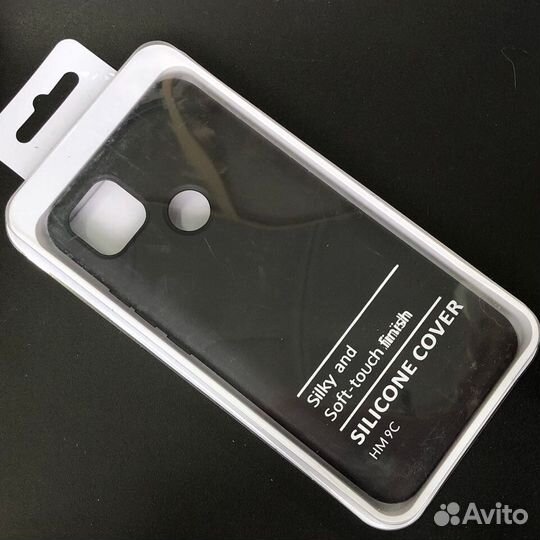 Силиконовый чехол на Xiaomi 9С черный