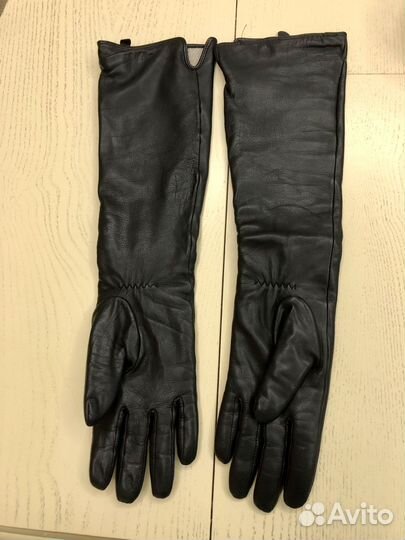 Перчатки женские кожаные 7 размер