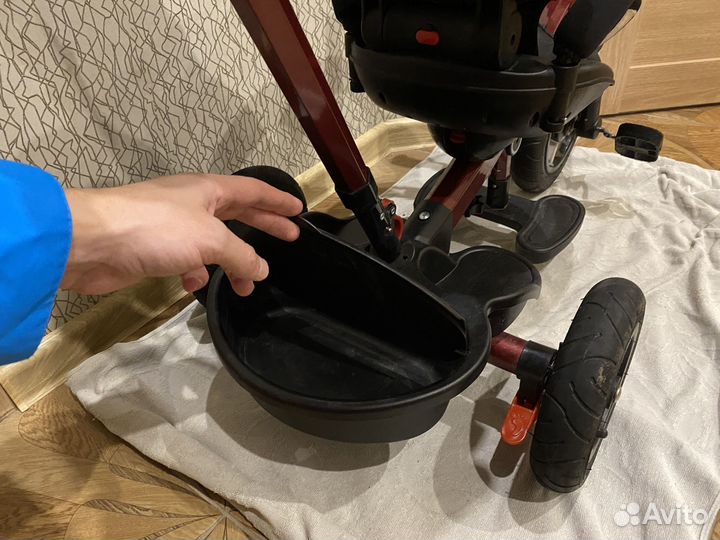 Трехколесный велосипед коляска