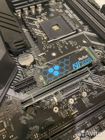 Материнская плата asus TUF B450M-pro gaming