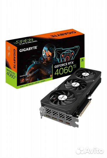 Новая Gigabyte RTX 4060TI 8гб Gaming