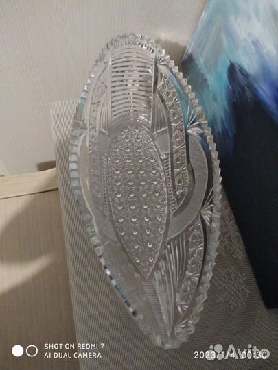 Хрустальная ваза