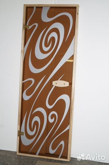 Стеклянные двери для бани