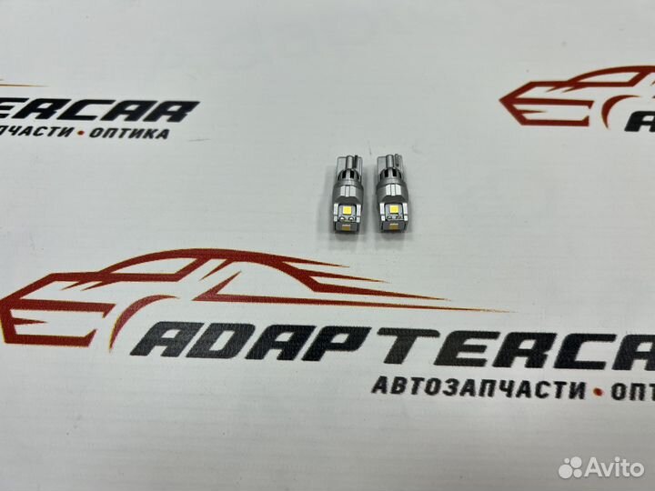 Светодиодная лампа W5W T10-3US3 6000K 12В