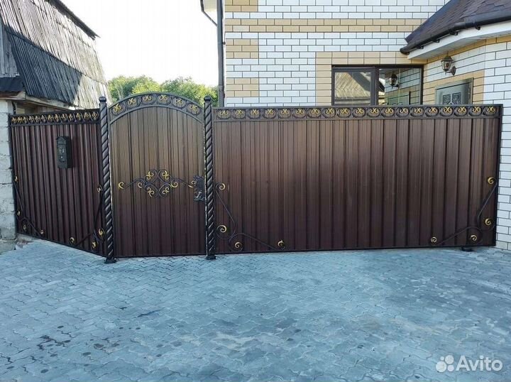 Кованые ворота и калитки