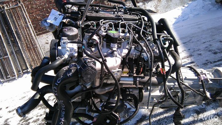 Двигатель в сборе двс ssangyong rexton sports Q200