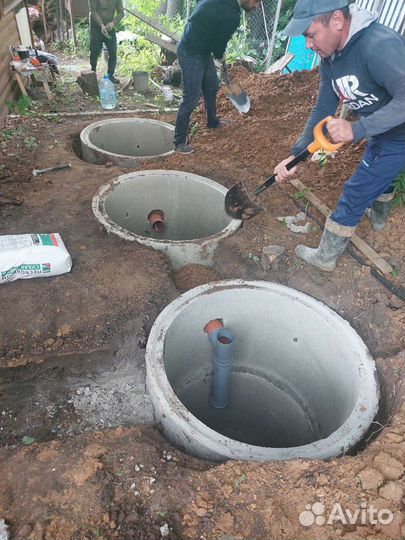 Септики, траншеи, колодцы, углубление, почистка