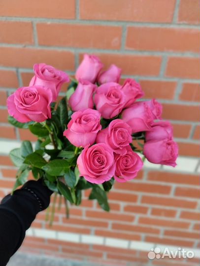 Букет розовых роз