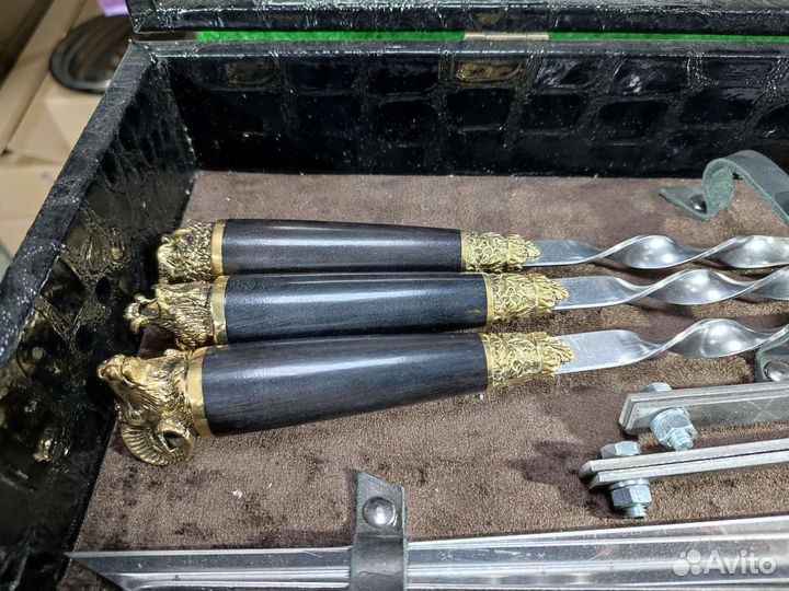 Набор шампуров в кейсе