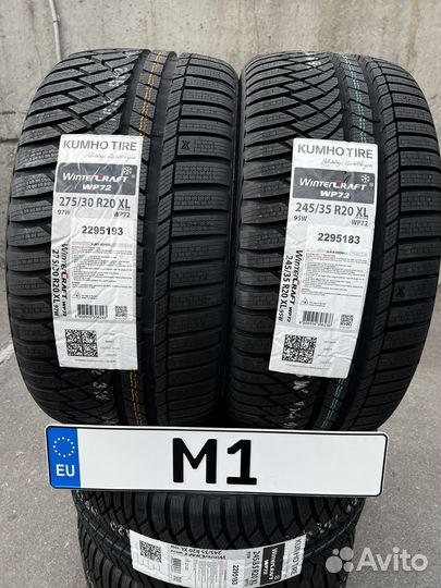 Kumho WinterCraft WP72 245/35 R20 и 275/30 R20 97W