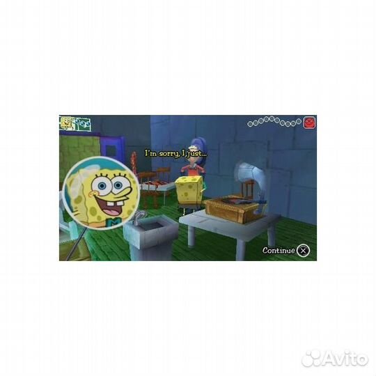 SpongeBobs Squarepants The Yellow Avenger, б/у PSP