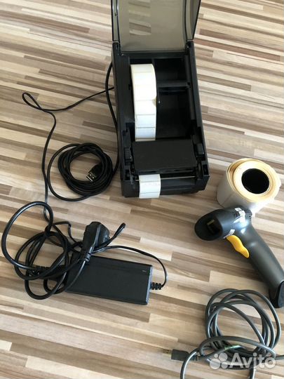 Принтер этикеток сканер набор для маркетплейса