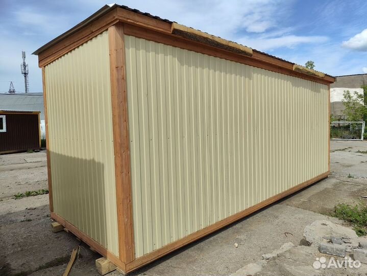 Бытовка деревянная утепленная с электрикой