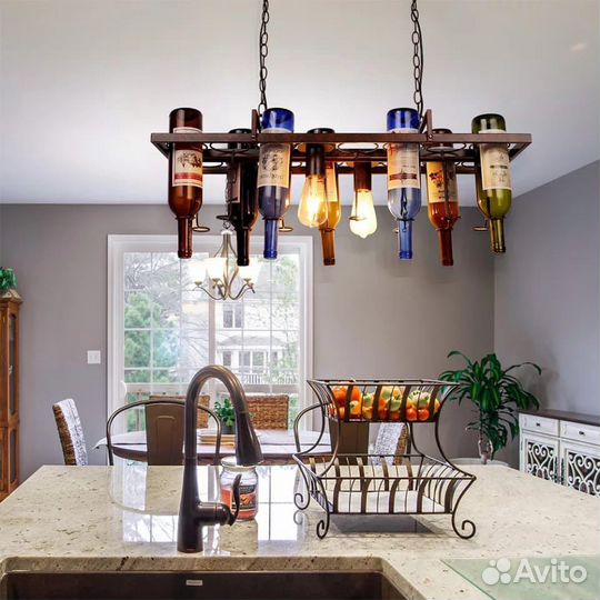 Винтажная люстра Loft&Сталь