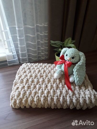 Плед детский плюшевый