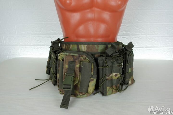Разгрузка тактическая поясная с молле мох и олива