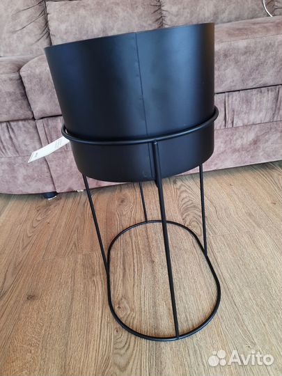 Кашпо для цветов нм home новое металл