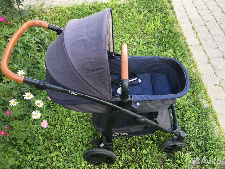 Коляска CBX Flex Lux Jeansy Blue (2 в 1)