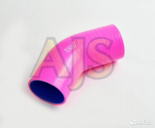 Патрубок 45гр 51-57 черный