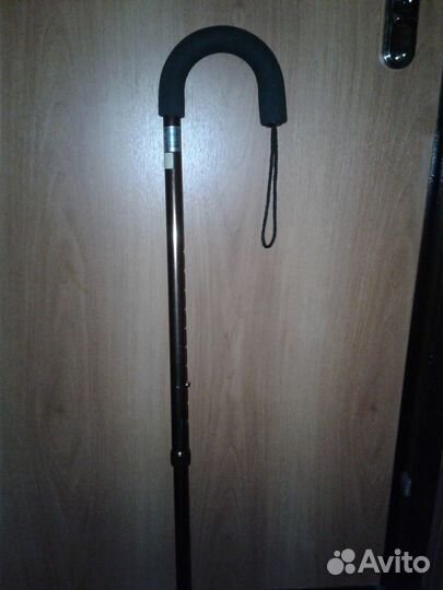 Трость wr-413 с мягкой полукруглой ручкой и ремешк