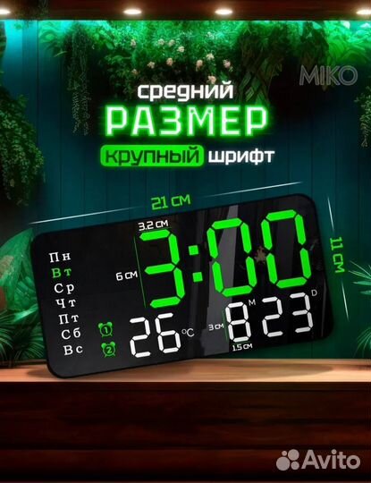 Настенные электронные часы - Новые