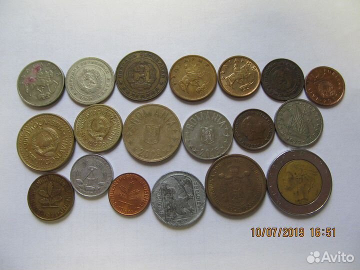 Монеты Европы, разные, обмен,ред. 09.03.2023