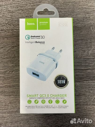 Быстрая зарядка Hoco C12Q