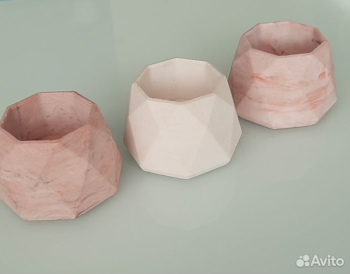 Подсвечник из гипса