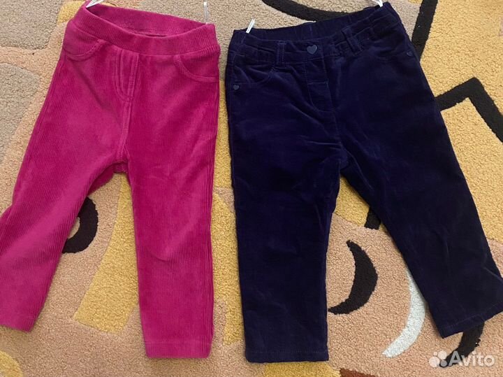 Вещи пакетом для девочки 74-86