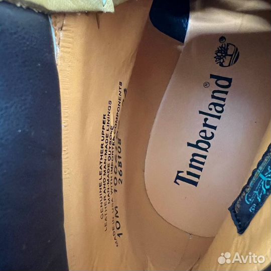 Ботинки мужские демисезонные Timberland оранжевые