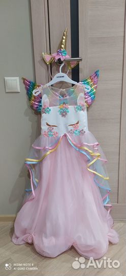 Платье единорожки