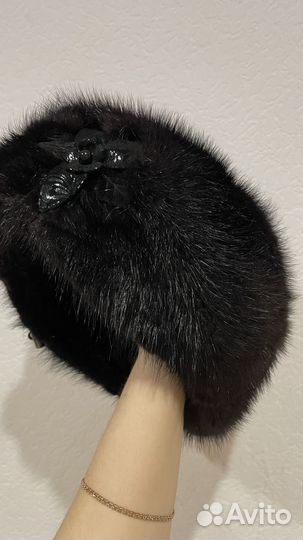 Шапка норковая