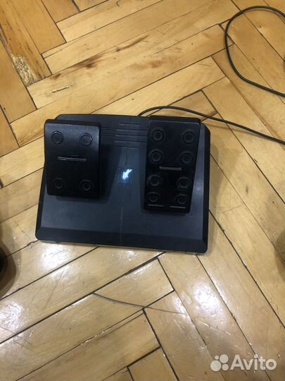 Игровой руль с педалями для пк