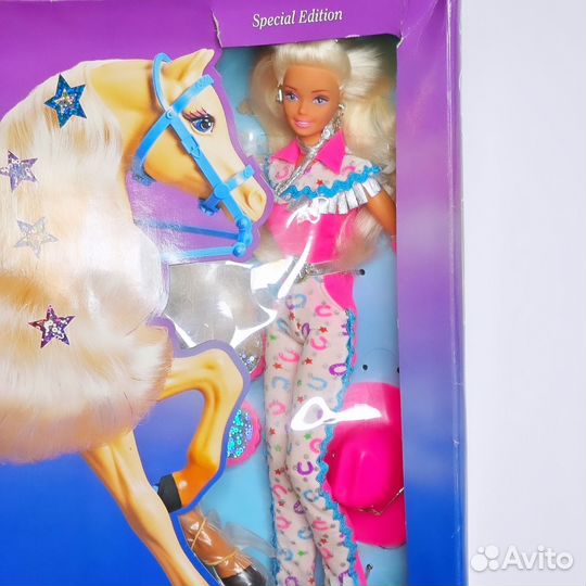 Show Parade Barbie with her Star Stampin Horse