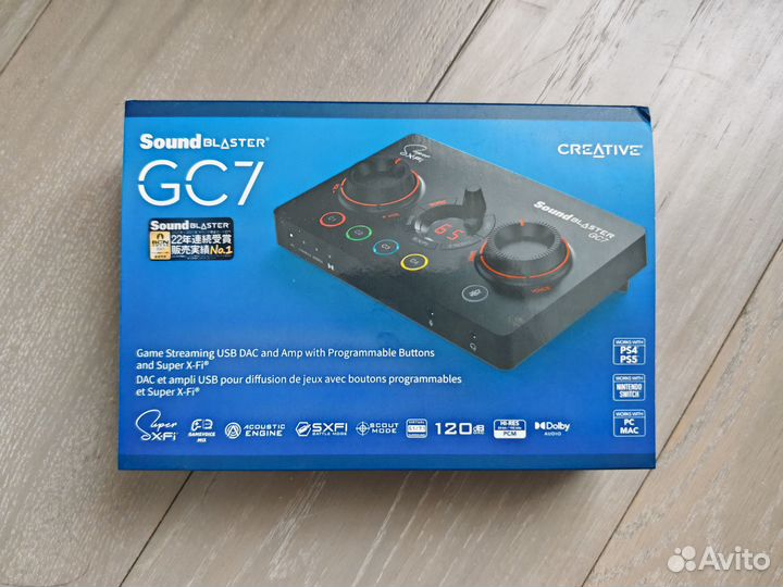 Внешняя звуковая карта Creative Soundblaster gс7