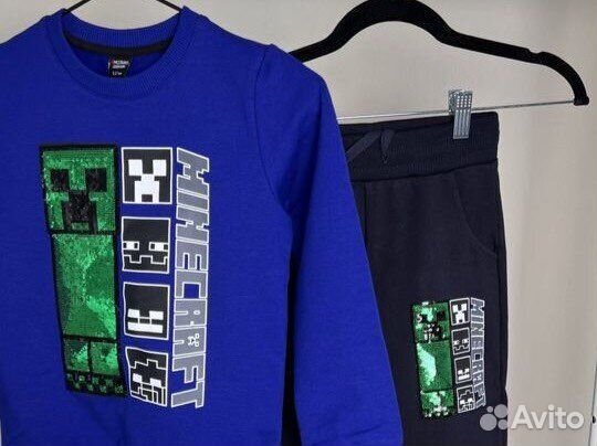 Костюм для мальчика 104-152 новый Майнкрафт