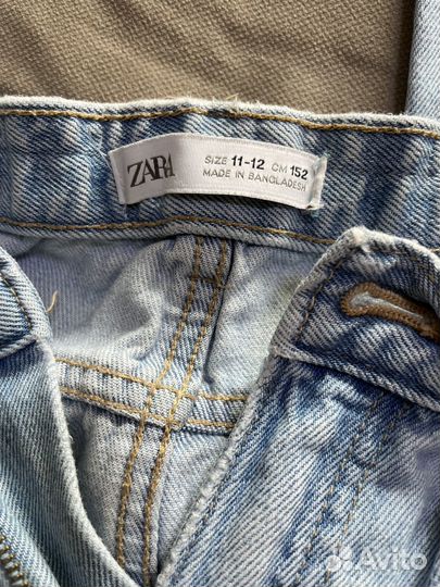 Джинсы zara 152