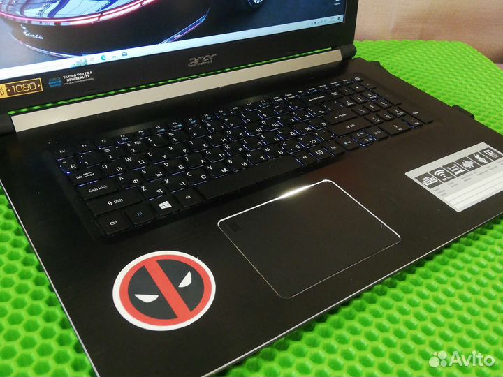 Игровой Boss Acer (17'3/i5-8ядр/12GB/MX150/SSD+1TB