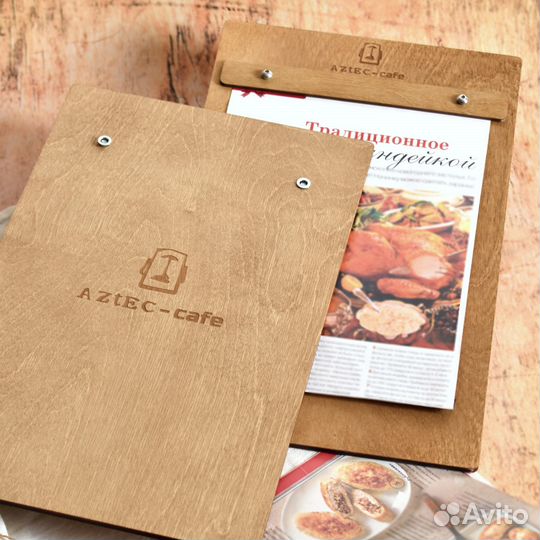 Деревянный планшет для меню (доска для меню)