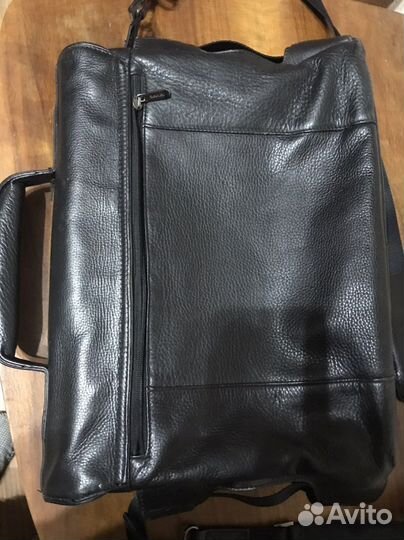 Классный кожаный портфель