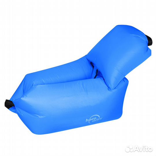Надувное кресло hoco REO infltable sofa синий