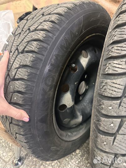 Колеса в сборе r15 зимние 5 100