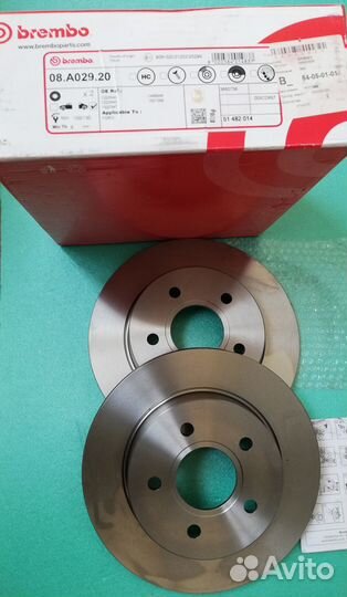 Тормозные диски задние на Ford Focus2, C-Max