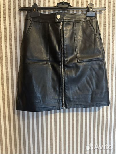 Юбка женская экокожа 42-44