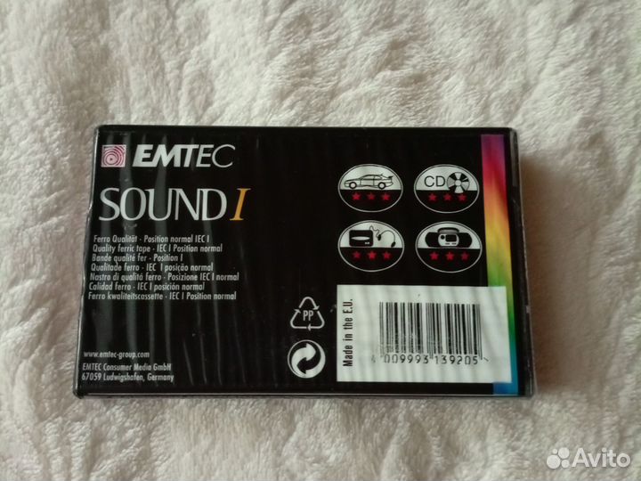 Аудиокассета новая запечатаная Emtec