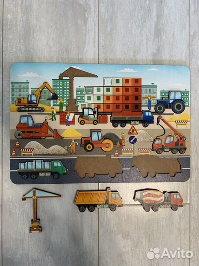 Деревянные вкладыши, деревянные пазлы, шнуровка